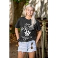 thumbnail image 3 of Paw Print In My Heart Cute Pet Owner Women's Graphic T Shirt Tees Brisco Brands S, 3 of 6