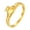 Gold-color-7, variant on Traditional Irish Claddagh Rings Representing Commitment and Devotions for Weddings Anniversaries and Daily Wear