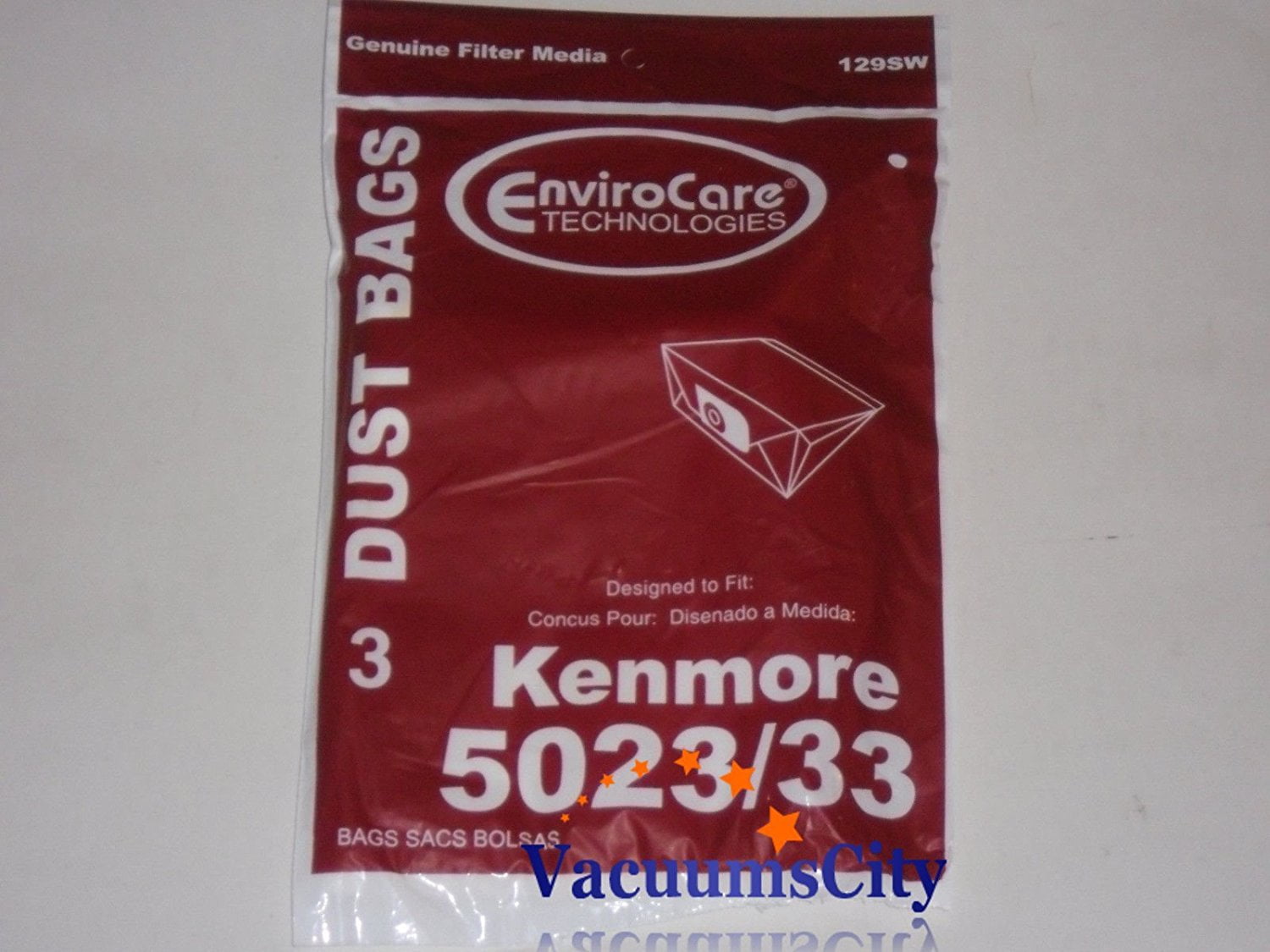 Sears Canister Style Vac 3 Kenmore 5023 5033 20-5033 Type E Vacuum Cleaner Bags 