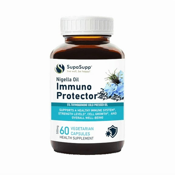 Sri Sri Tattva Immuno Protector Nigella Oil Immune Support Supplement, 60 Capsules