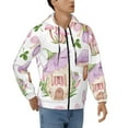 thumbnail image 4 of Zip Up Hoodies for Men - mushroom fairy house Long Sleeve Comfrt Men'S Fashion Hoodies & Sweatshirts, Jackets for Men Hoodies Pullover Clothing Clothes with Pouch, 4 of 5