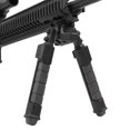 thumbnail image 2 of Allen Company Helix Rifle Bipod - Picatinny Rail Mount  - Rapid-Snap Legs & 180° Arc Adjustment - Low-Profile Military Style Shooting Rest - Black, 2 of 11