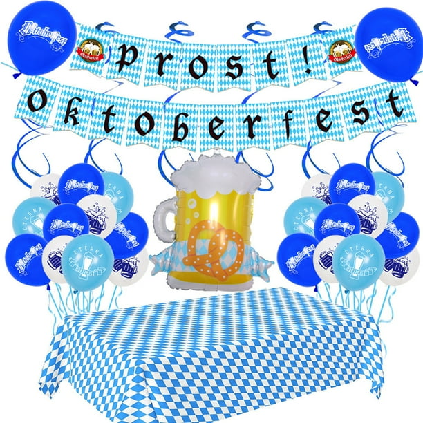 Banner Globos Decoraciones Colgantes, Juego De Decoración De Globos Oktoberfest Fiesta De Oktoberfest Decoración De Baviera Juego De Decoración De Globos Oktoberfest Acabado De Lujo