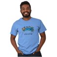 thumbnail image 3 of No Fishing Pond Ironic Sarcasm Men's Big & Tall Crewneck Graphic Tee Brisco Brands 2X, 3 of 5