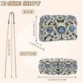 thumbnail image 4 of FORMRS Women Crossbody Purse with Chain Strap Vegan Leather Shoulder Handbag, Blue Floral, 4 of 7