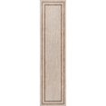 thumbnail image 2 of JONATHAN Y TSN209F-28 Dover Classic 3-Stripe Border Cream/Brown 2 ft. x 8 ft. Indoor/Outdoor Runner Rug, 2 of 7