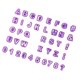thumbnail image 4 of Moldes de plástico Jadeshay para tartas con letras 40 piezas decoración, 4 of 12