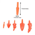 thumbnail image 2 of 160 PCS Snow-Man Nose Set - DIY Carrot Nose for Snow-Man - Dolls & Christma- Decoration Accessories for Craft, 2 of 4
