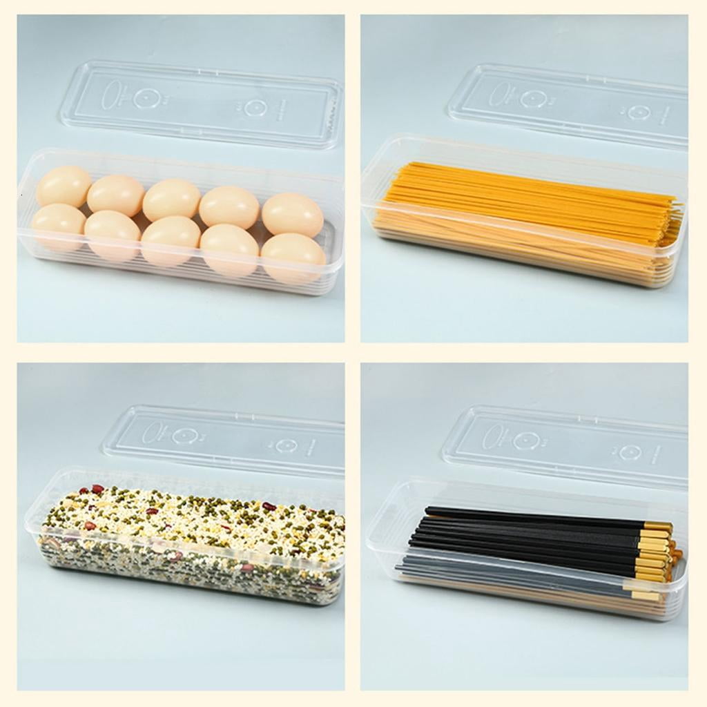 Airtights Food Storage Box Keep Vegetables Freshing Clear Fridge Organizers for Small Space Kitchen Supplies