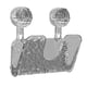 thumbnail image 3 of Organizador de tapas de ollas, soporte simple para tapas de sartenes para puerta de armario de cocina de pared Gris claro, 3 of 9