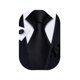 thumbnail image 1 of Conjunto de Corbata Barry.Wang de Seda con Pañuelo y Gemelos para Hombre, 1 of 6