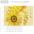 thumbnail image 2 of Sunflower Small Area Rug, Non-Slip Door Mat Indoor Floor Mat, Washable Kitchen Rug Entrance Door Mat for Bedroom Living Room, 2 of 7