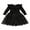 Black, variant on Usaibhir Toddler Baby Girls Christmas Princess Dress Outfits Kids Casual Long Sleeve Special Occasion Ruffle Dresses Mesh Tulle Sundress Tutu Skirt For Birthday Party Wedding Holiday 2-7Y