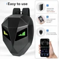 thumbnail image 2 of Smart LED Waterproof Motorcycle Backpack | Hard Shell App-Control Display (Tiger, 2 of 5
