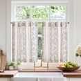 thumbnail image 1 of Cortinas Jinchan Boho, ropa de cocina, nivel café, 45 cm, 2 paneles, 1 of 4