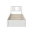 thumbnail image 7 of Richmond Twin Extra Long Bed with Footboard and Twin Extra Long Trundle in White, 7 of 7