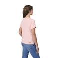 thumbnail image 3 of Free Country Girls' Microtech® Graphic Crew Neck Shirt Peachy L, 3 of 4