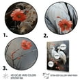 thumbnail image 3 of Designart "Japon Art euphony Of Crane II" Animals Floater Framed Canvas Art Print, 3 of 7