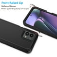 thumbnail image 4 of For Moto G 5G 2023 Case,Sturdy Phone Case for Motorola G 5G 2023 6.5",Njjex Full-Body Shockproof Protection Hard Plastic & Shock Absorption Rubber Rugged Bumper 3-in-1 Case Cover - Black, 4 of 6