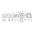 thumbnail image 2 of 013-3404: Luxury Mediterranean 4 Bed, 3 Bath Luxury Home Plan, 6437 Sq Ft: Full Blueprints with License to Build by Home Plan Marketplace - Lesuto, 2 of 7