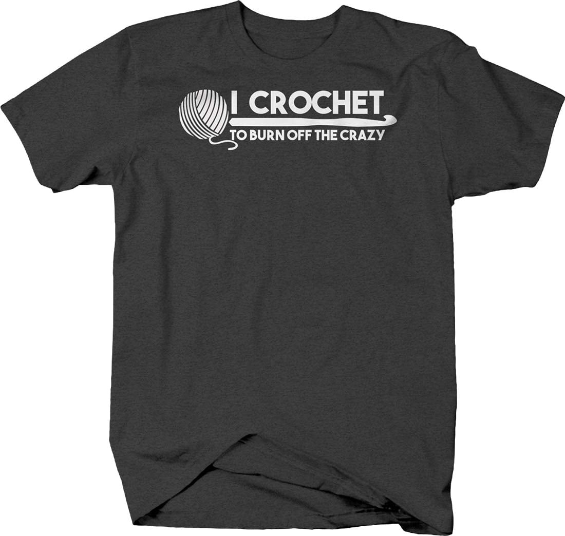 crazy needle yarn T-Shirt Medium 
