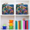 thumbnail image 6 of Yayeee Canvas Storage Basket with Handles for Shelves Fabric Bins Closet Organizer, Art Plants, 6 of 8