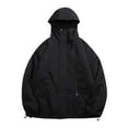 thumbnail image 4 of Lilgiuy Men Casual Solid Color Novelty Tooling Warm Thick Zipper Closure Button Coat for Workplace Office, 4 of 4