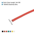 thumbnail image 2 of 18 Gauge Silicone Wire 18AWG Stranded Wire Tinned Copper Wire High Temp Wire 7 Color 3.0m/10ft 7pcs, 2 of 6