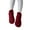Wine Red, variant on Womens Cozy Soft Fuzzy Socks - Fluffy Crew Slipper Socks