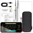 thumbnail image 1 of BSIDE OT5 Black Handheld Digital Oscilloscope, 50MHz Bandwidth & 200MSa/s Real-Time Sampling Rate, 3.2-inch 320×240 TFT Color Display, Auto/Normal/Single Trigger Modes, 1200mAh Rechargeable Battery, 1 of 6