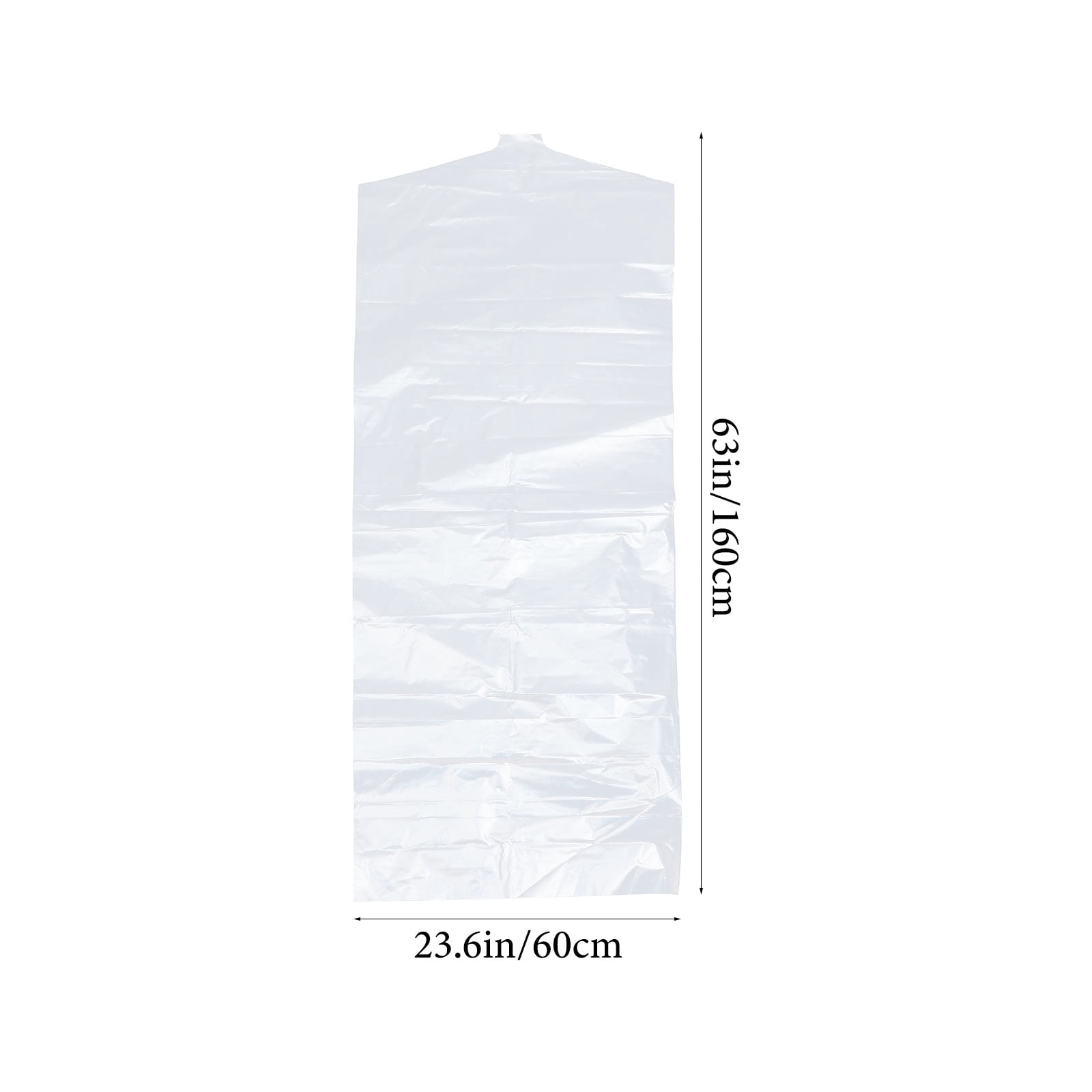 Raindrops 8 pcs  Hanging Garment Bag Clothes Rack Covers Transparent Clothing Bags for Wardrobe