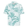 thumbnail image 5 of AHTJRT Unisex Aloha Hawaiian Shirt for Men with Neon Coconut Prints Button Down Collar Beach Shirt Multicolor 3XL, 5 of 5