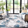 thumbnail image 4 of SAFAVIEH Cabana Janella Beige/Blue 2'2"X9' Runner Indoor/Outdoor Area Rug Beige/Blue, 9' x 12', 4 of 13