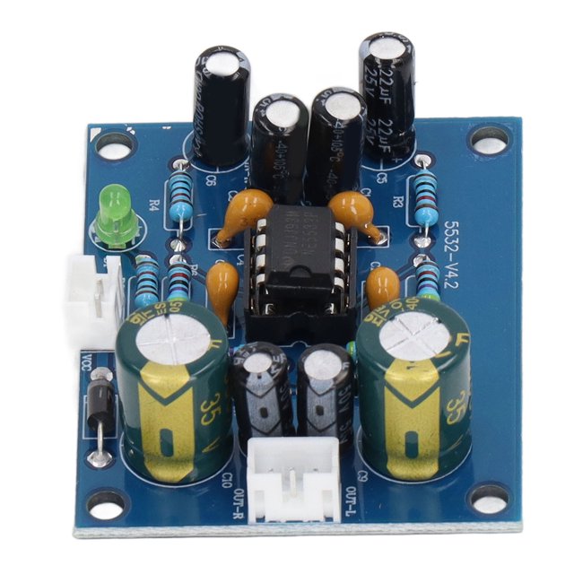 Préamplificateur Audio, Module de Préampli Correspondant Parfaitement à la Puce NE5532 pour Remplacement