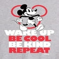 thumbnail image 2 of Disney - Mickey Mouse - Wake Up, Be Cool, Be Kind, Repeat - Men's Jersey Tank Top, 2 of 4