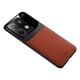 thumbnail image 1 of Funda Piel Sintetica Para Redmi Note Poco + Mica De Color Marrón Poco M6 Pro 4g, 1 of 4