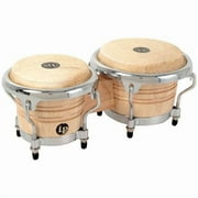 Latin Percussion LM199AW Mini Tunable Bongos, Natural Finish