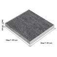 thumbnail image 2 of WIFKLSIIPG Car Fresh Air Filter Replacement for Car Passenger Cabin Air Filter Includes Activated Auto Compartment Air Filters for CF10134 Easy to Install(Grey), 2 of 8