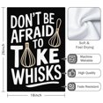 thumbnail image 3 of 2 Pcs Funny Kitchen Towels,Don'T Be Afraid To Take Whisks Microfiber Dish Towels,Kitchen Tea Towels,Kitchen Towel Set (18" X 26"), 3 of 3