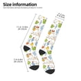 thumbnail image 4 of Fotbe Cactus Plants print Women's Men's Novelty Crew Socks Cotton Socks Knee High Socks for Walking,Running,Nurses,Pregnancy, 4 of 8