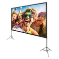 thumbnail image 7 of Projector Screen with Stand 150 Inch, 16:9 HD Outdoor Movie Screen, Portable Tripod Stand, Wrinkle-Free for Home Theater, Backyard Cinema, 7 of 7