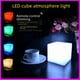 thumbnail image 1 of Luz de noche recargable, luz de mesa con ambiente creativo para bar, luz LED cuadrada emisora de luz, luz para exteriores, 1 of 4