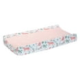thumbnail image 3 of Lambs & Ivy Enchanted Safari Animals Pink/White Jungle Changing Pad Cover, 3 of 5