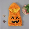 thumbnail image 6 of SPMGOYV Infant Baby Boy Girl Halloween Outfit Ghost Costumes One Piece Hoodie Romper Bodysuit Cute Fall Winter Clothes(Red,18-24 M), 6 of 9