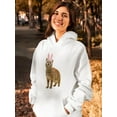 thumbnail image 2 of Bunny Cat Hoodie Women -SPIdeals Designs, Female 4X-Large, 2 of 4