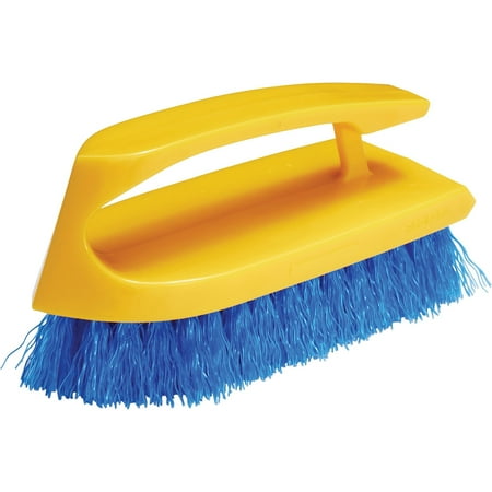 - Rubbermaid Commercial, RCP6482COB, Iron Handle Scrub Brush, 1 Each, White