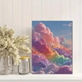 thumbnail image 2 of Rainbow Cloud Canvas Print, Vibrant Sky Pastel Art, Cheerful Kids & Dorm Room Matching Wall Decor Sets, 2 of 8