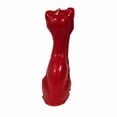thumbnail image 3 of Red Cat Figure Candle 5', 3 of 4