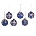 thumbnail image 2 of Kurt Adler 80MM Navy Blue Glass Ball Ornaments, 6-Piece Set, 2 of 4