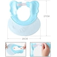 thumbnail image 2 of Baby Shower Cap - Adjustable Children Safe Bathing Cap Baby Bath Visor Hatfor, 2 of 5